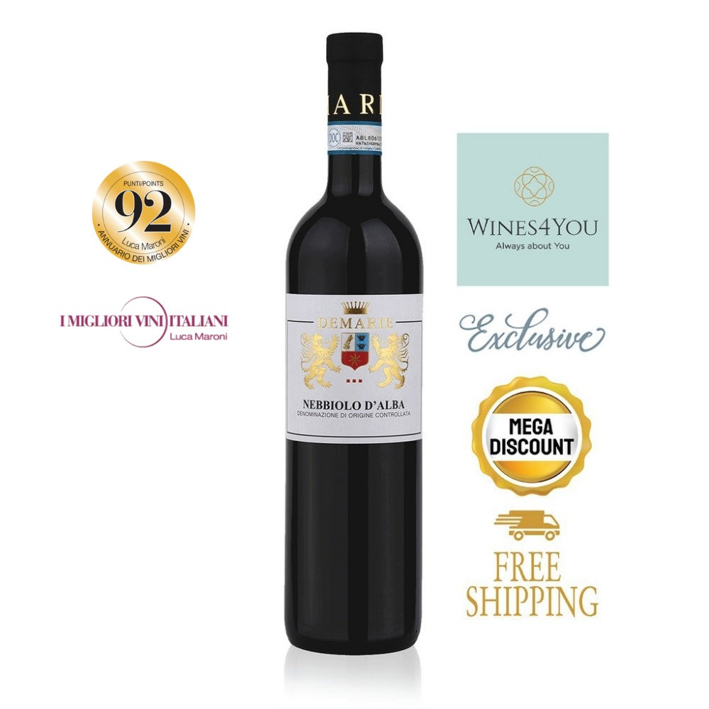 Demarie Nebbiolo d Alba DOC Italy Red Wine 2021